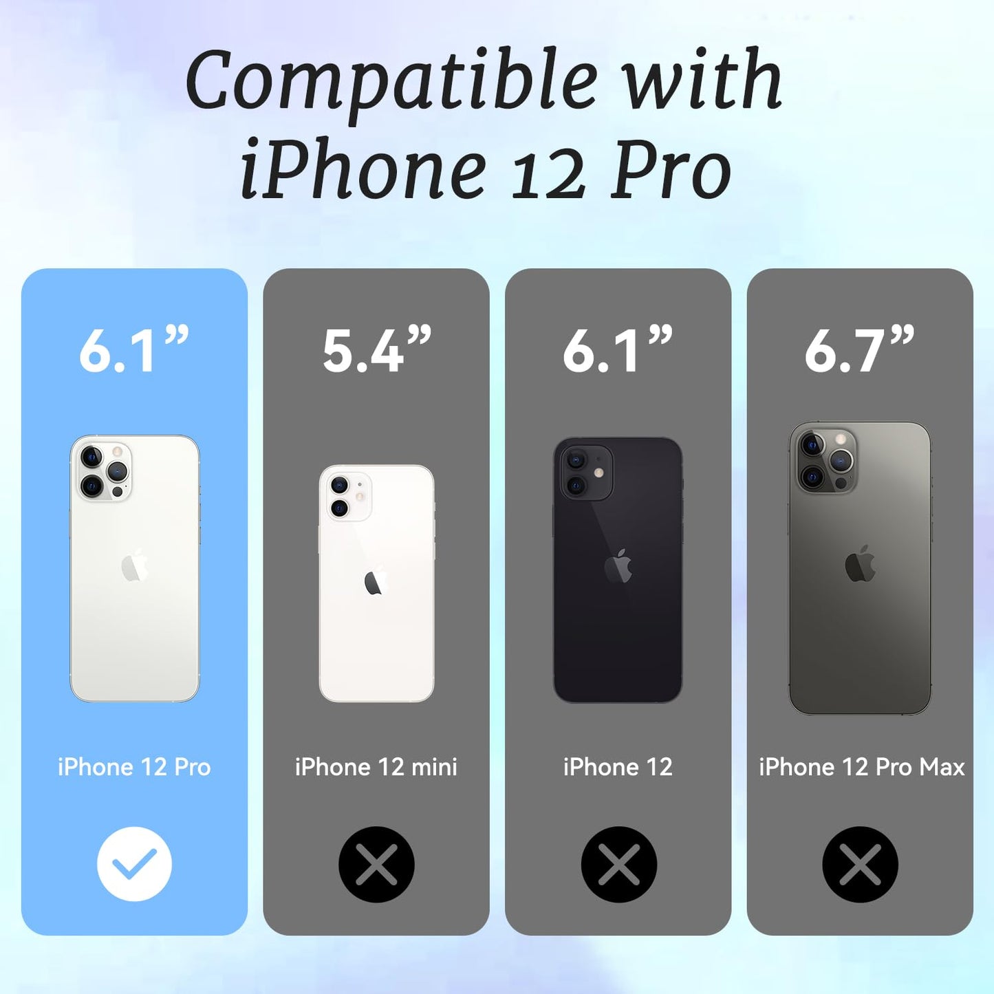 ChiCaseVer for iPhone 12 Pro Case,Y2K Citrus Coastal Vintage Style Military-Grade Drop Protection TPU Camera Protection for Women Girls