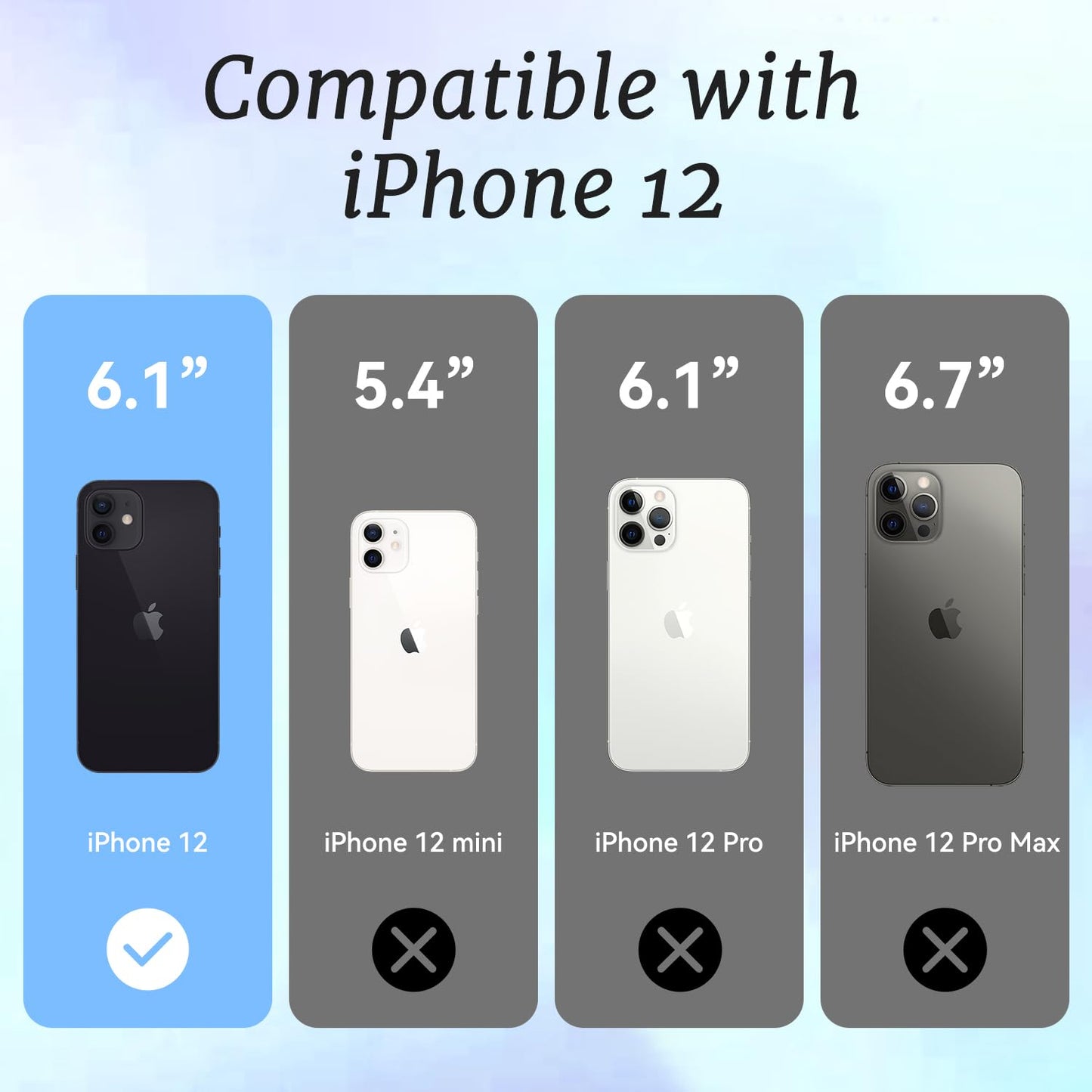 ChiCaseVer for iPhone 12 Case,Y2K Citrus Coastal Vintage Style Military-Grade Drop Protection TPU Camera Protection for Women Girls