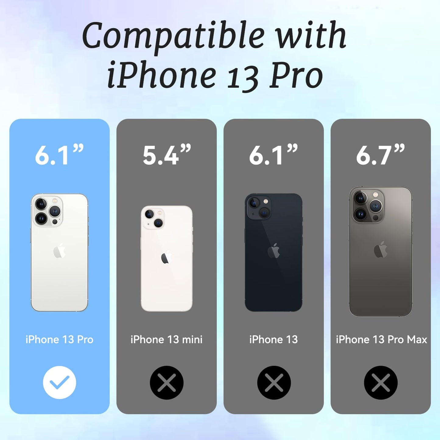 ChiCaseVer for iPhone 13 Pro Case,Y2K Citrus Coastal Vintage Style Military-Grade Drop Protection TPU Camera Protection for Women Girls