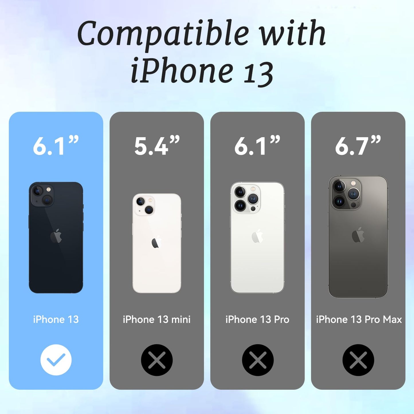 ChiCaseVer for iPhone 13 Case,Y2K Citrus Coastal Vintage Style Military-Grade Drop Protection TPU Camera Protection for Women Girls