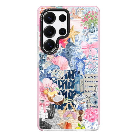 ChiCaseVer for Samsung Galaxy S25+ Case, Coastal Romantic Y2K Design with Military-Grade Drop Protection, Cute Ocean Theme TPU Cover with 1.5mm Camera Protection for Women Girls
